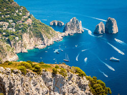 Private Full Day Deluxe Excursion to Capri and Anacapri by Ferry with Guide from Positano
