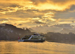 Shared Tour: Lake Lucerne Gourmet Sunset Cruise **VENDOR VOUCHER**