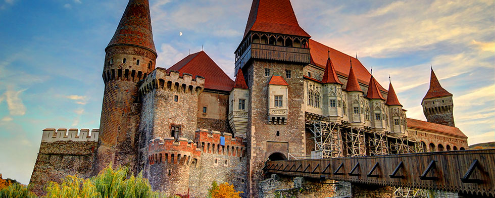 Hunyad Castle in Romania